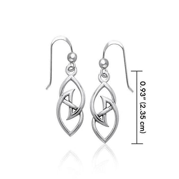 Modern Celtic Knot Earrings TER980 - Jewelry